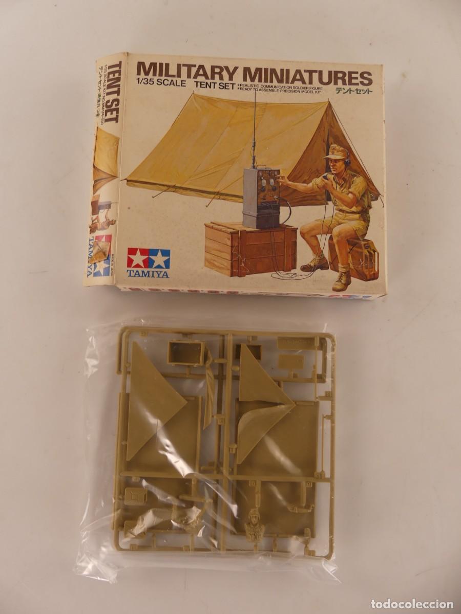Macchiette: MILITARY MINIATURES TENT SET ESCALA 1/35 CON CAJA DE TAMIYA