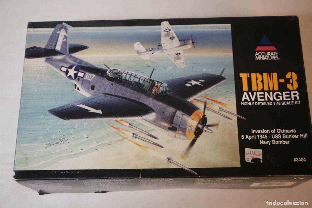 Maquetas: ACCURATE MINIATURES - TBM-3 Avenger okinawa LEER DESCRIPCION 1/48 3404