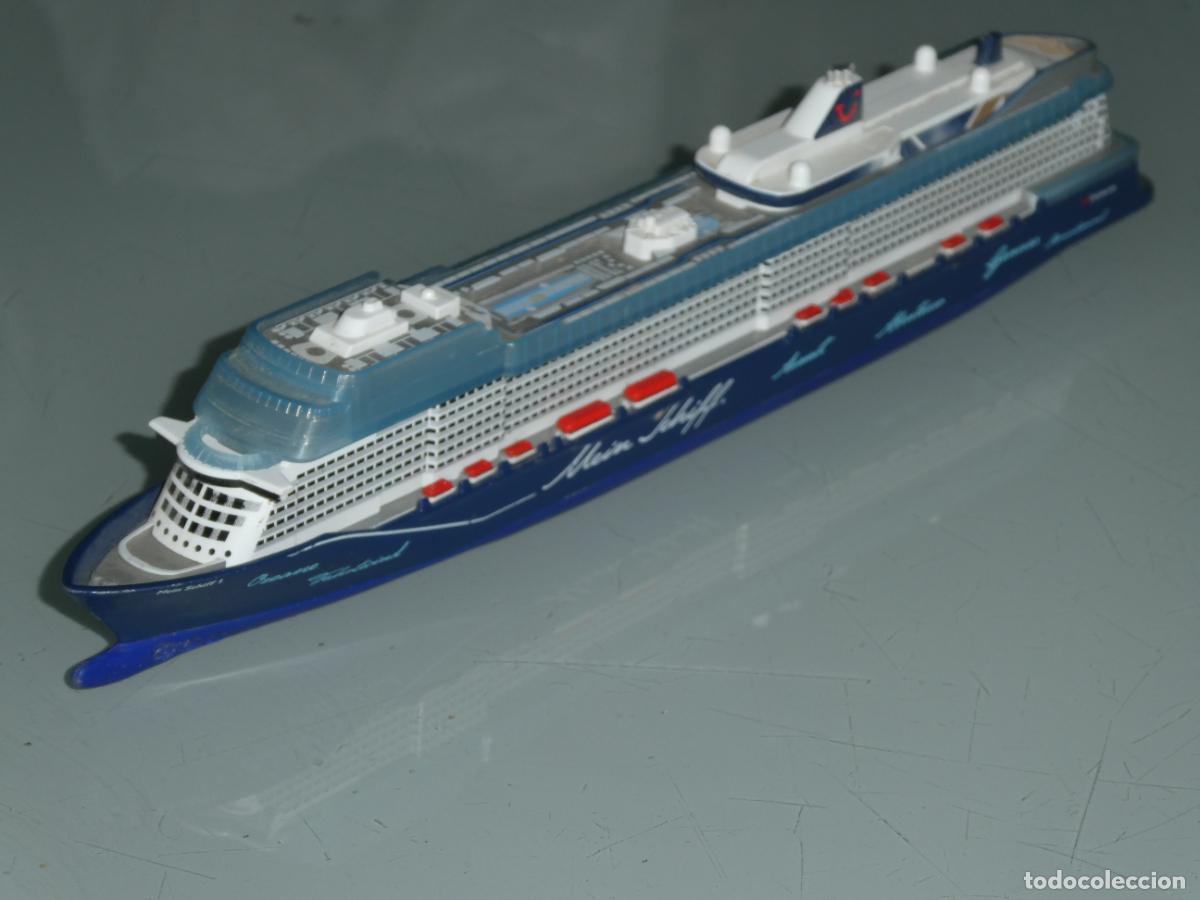 Macchiette: MAQUETA DE BARCO BUQUE CRUCERO TUI CRUISES MEIN SCHIFF I. 22CM. SIKU. 110GR