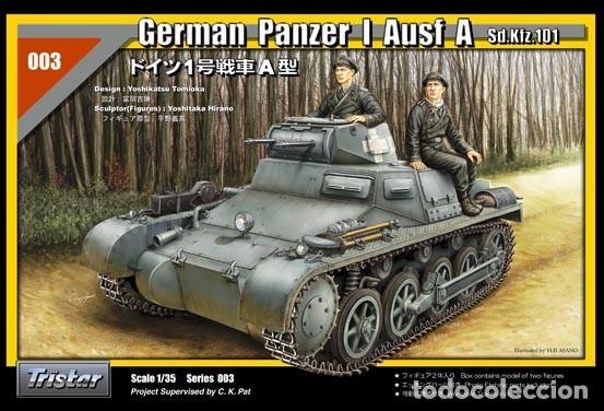 Maquetas: TRISTAR - German Panzer I Ausf A Sd.Kfz.101 calcas espa&ntilde;olas 1/35 35003 003