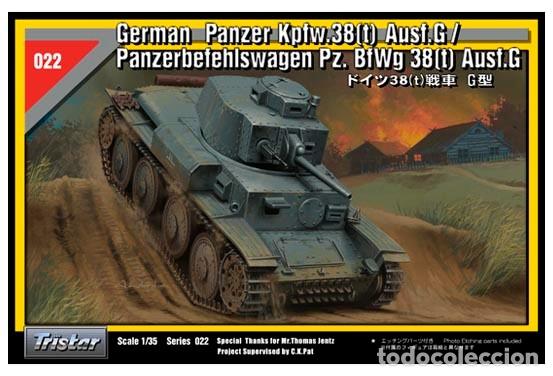 Maquetas: TRISTAR - German PzKpfw/PzBfWg 38 (t) Ausf G Tank 1/35 35022 022