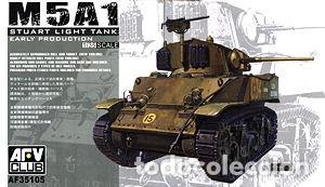 Maquetas: AFV CLUB - M5A1 Stuart Light Tank Early Production 1/35 35105