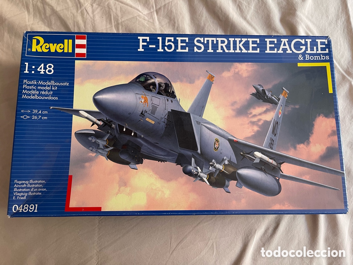 Maquetas: F-15E STRIKE EAGLE & Bombs 1:48 REVELL 04891 maqueta av&iacute;on