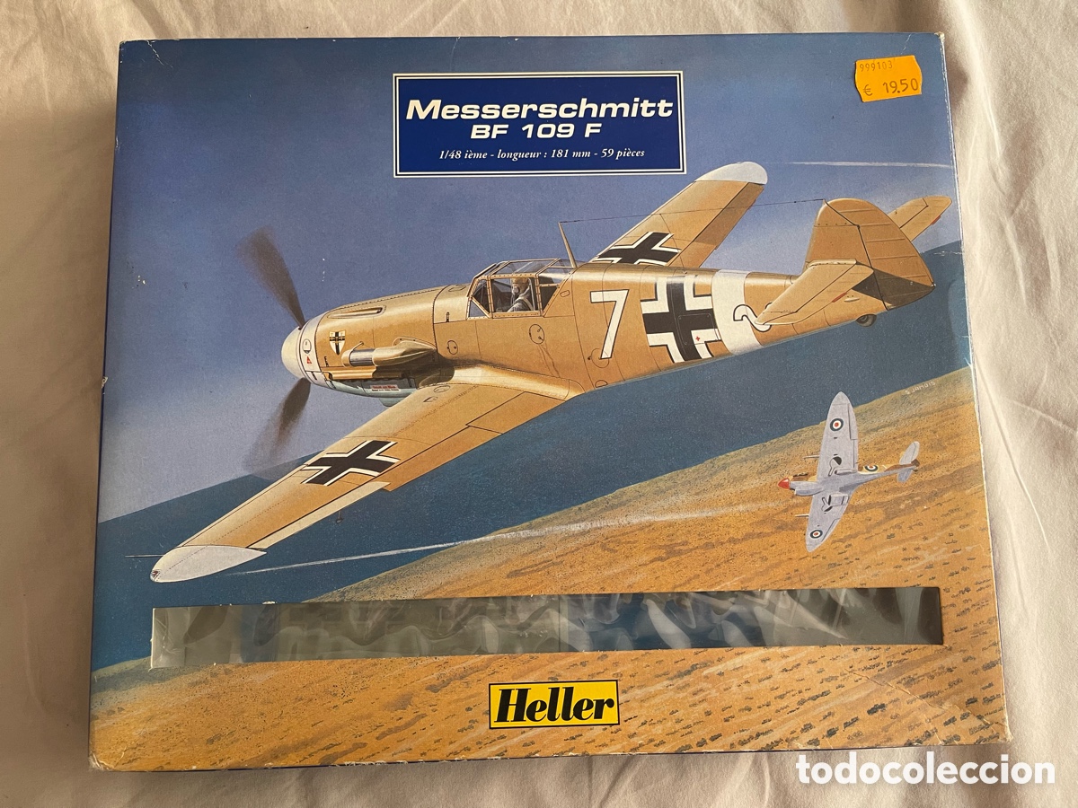 Maquetas: Messerschmitt Bf109 F 1:48 HELLER MAQUETA AVI&Oacute;N