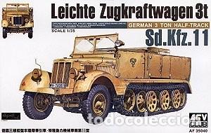 Maquetas: AFV CLUB - German 3-Ton Half Track Sdkfz 11 EXTRAS ORIGINALES 1/35 35040