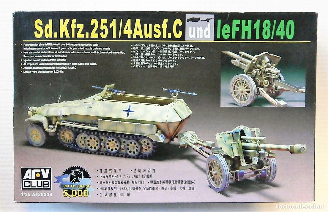 Maquetas: AFV CLUB - German SD. KFZ.251/4 AUSF. C/LEFH ED LIM 1/35 35S28