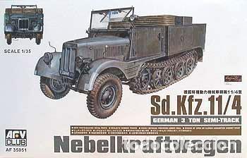 Maquetas: AFV CLUB - German Sd Kfz 11/4 Nebelkraftwagen + EXTRAS 1/35 35051