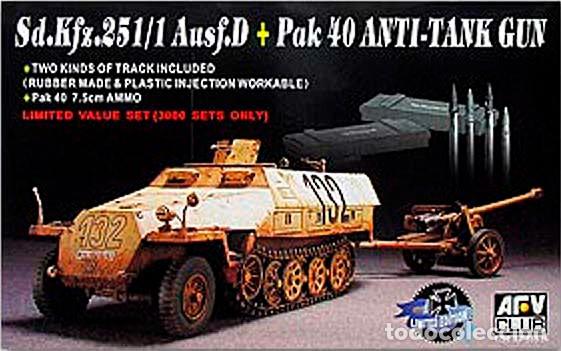 Maquetas: AFV CLUB - Sd.Kfz.251/1 Ausf.D + Pak 40 ED LIM 1/35 35S63