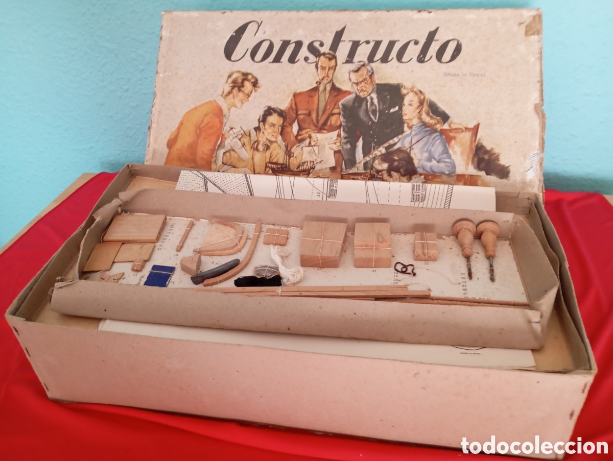 Maquetas: Constructo Menorca Modelismo Naval Endeavour remolcador Tug-Boat Felucca a&ntilde;os 70 # barcos escala