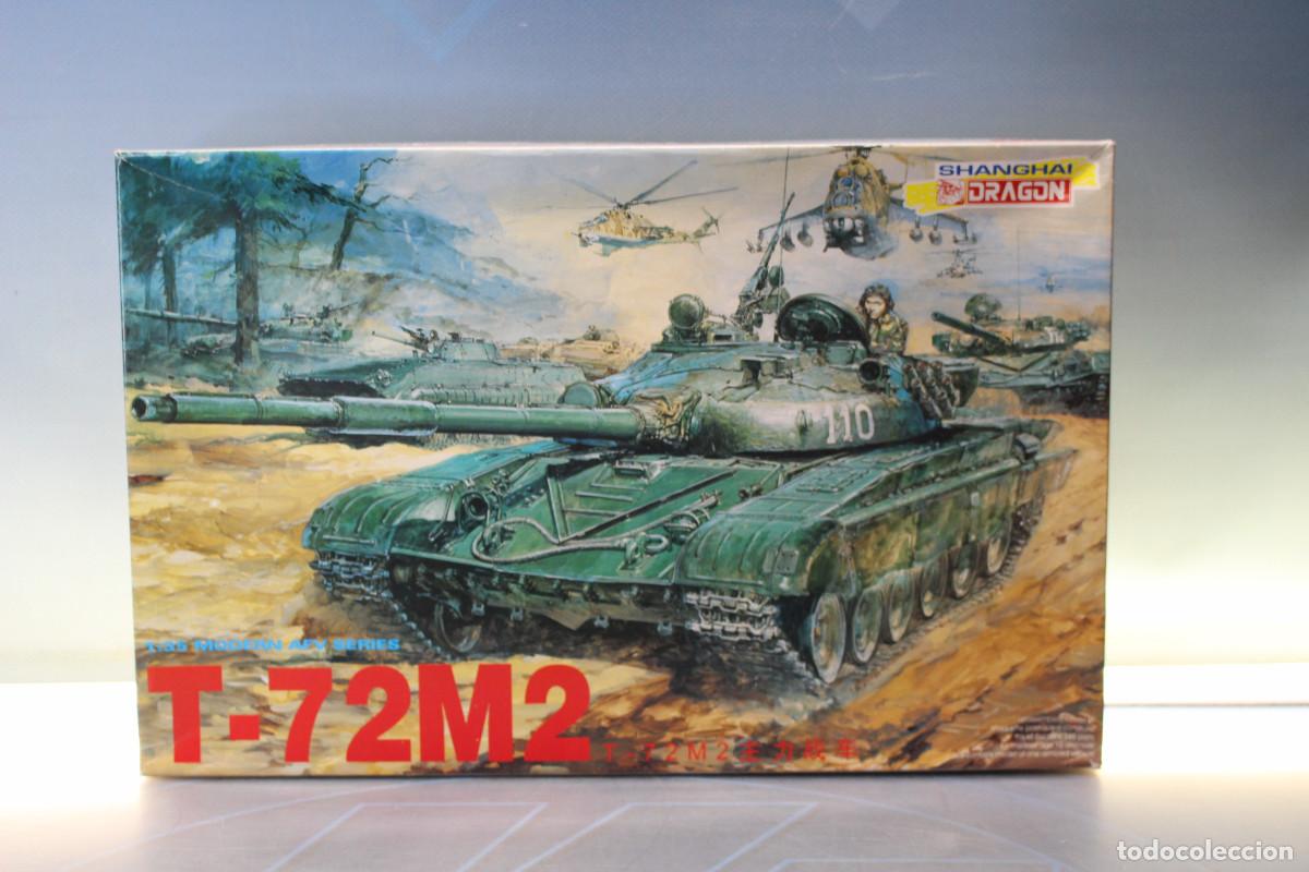 Maquetas: Dragon 3501, T-72M2. Tanque de batalla sovi&eacute;tico. 1/35.