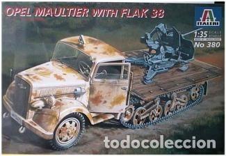 Maquetas: ITALERI - OPEL MAULTIER WITH FLAK 38 1/35 380