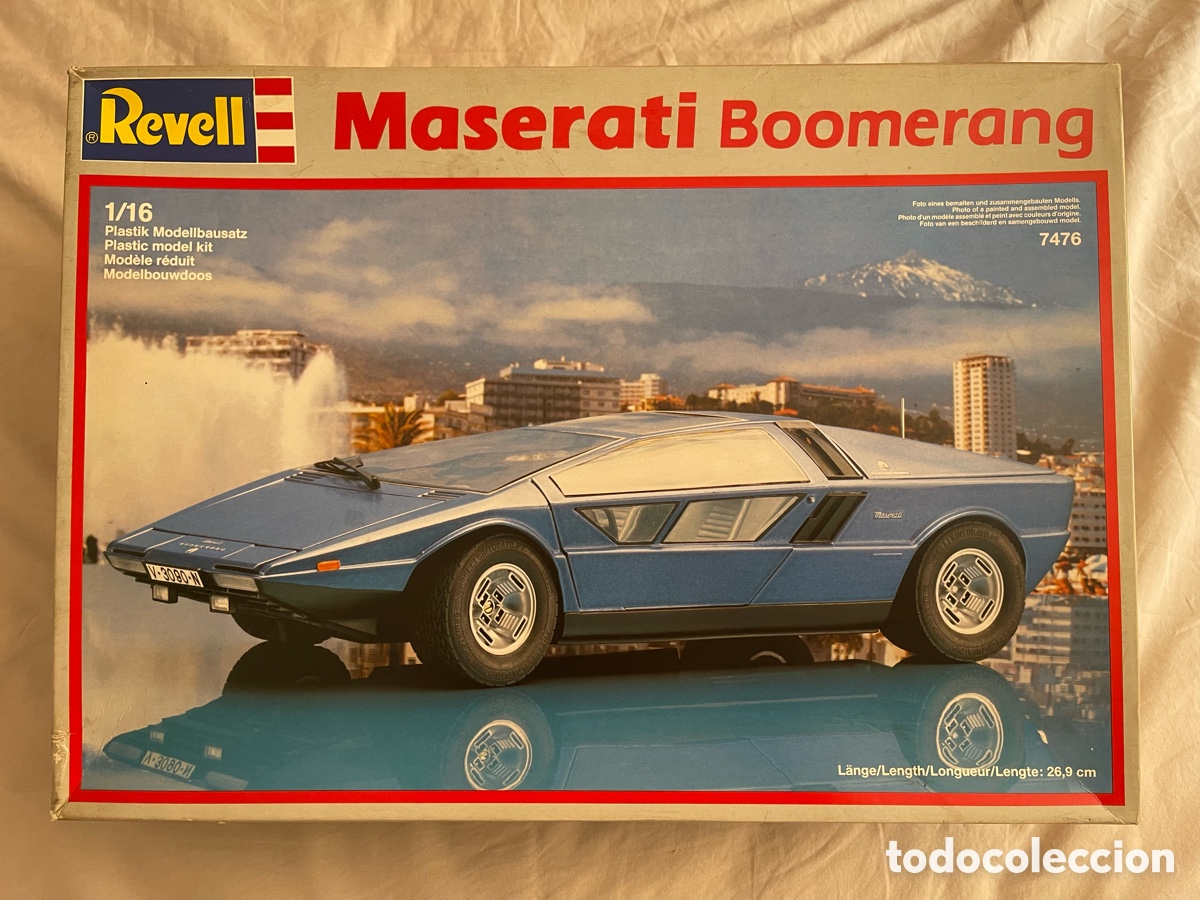Maquetas: MASERATI BOOMERANG 1:16 REVELL 7476 maqueta coche