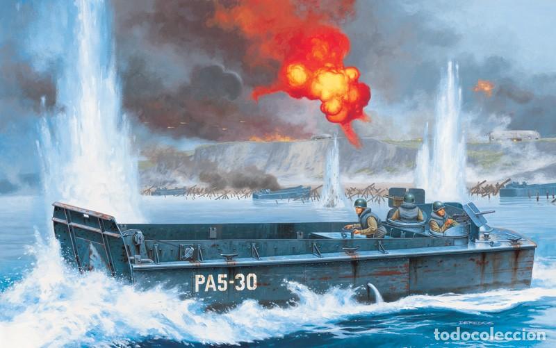 Maquetas: ITALERI - Landing Craft Vehicle Personnel + EXTRAS 1/35 6441