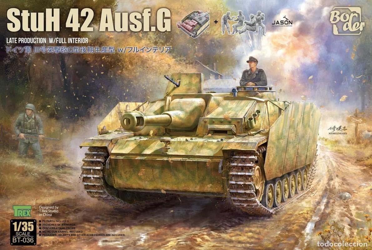 Maquetas: BORDER MODEL - StuH 42 Ausf.G Late Production With Full Interior 1/35 BT-036