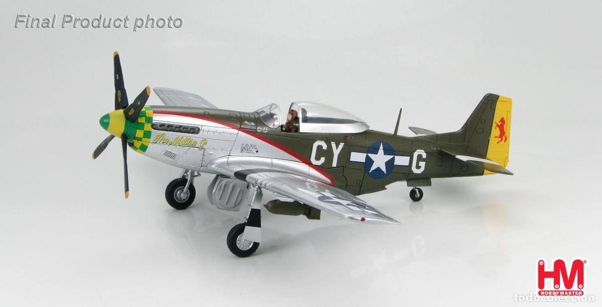 Maquetas: Hobby Master 1:48 HA7713 North American P-51D Mustang USAAF 55th FG, &rdquo;The Millie G&rdquo;, Ed Giller, 1945