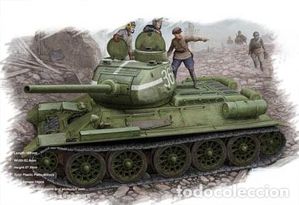 Maquetas: HOBBY BOSS - Russian T-34/85 (flattened turret) 1/48 84807