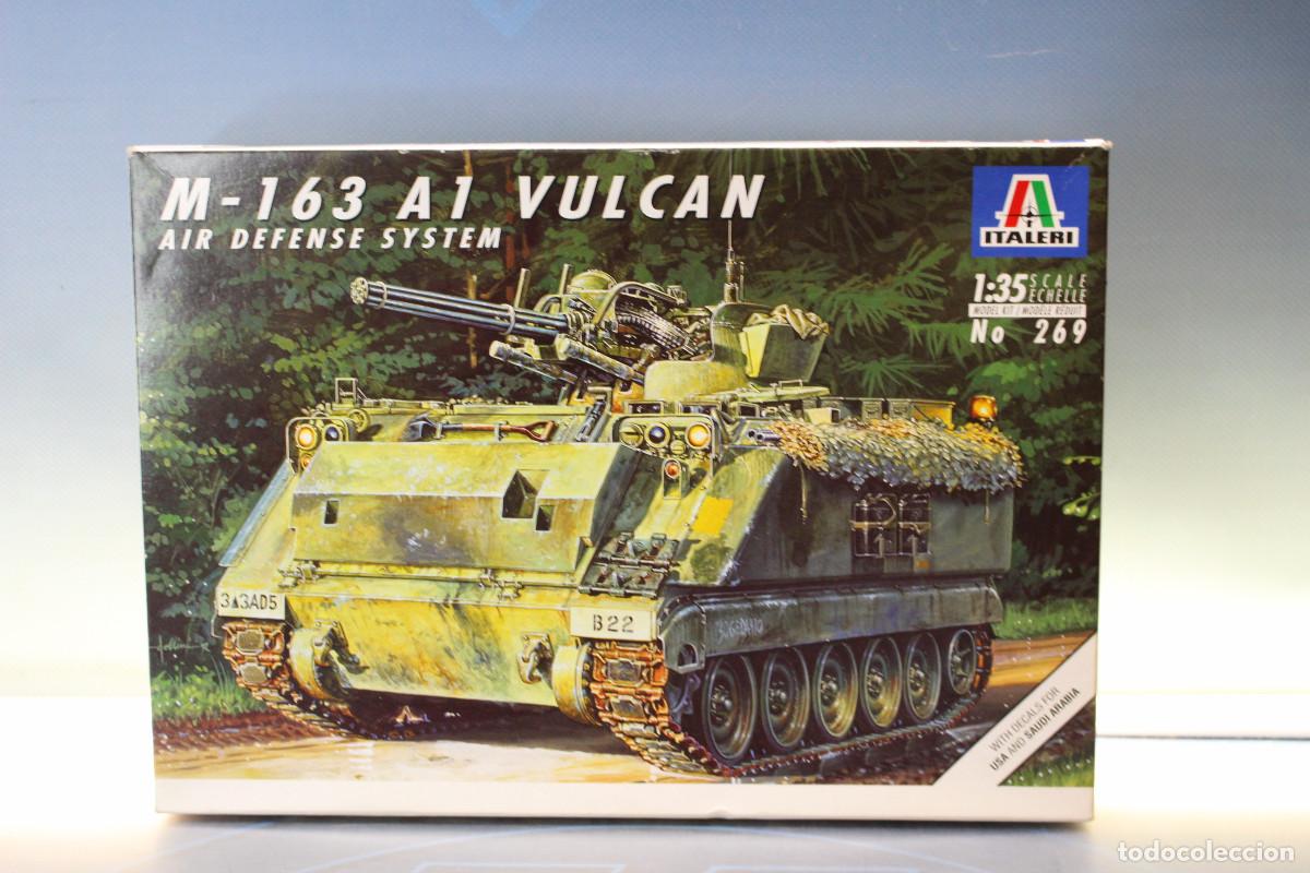 Maquetas: Italeri 269, M-163 Vulcan. 1/35. Ca&ntilde;&oacute;n antia&eacute;reo autopropulsado estadounidense