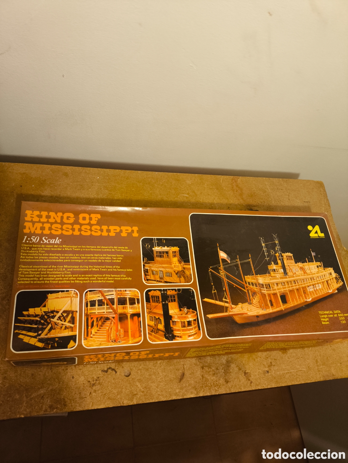 Maquetas: Maqueta Barco Mississippi Artesania Latina escala 1:50