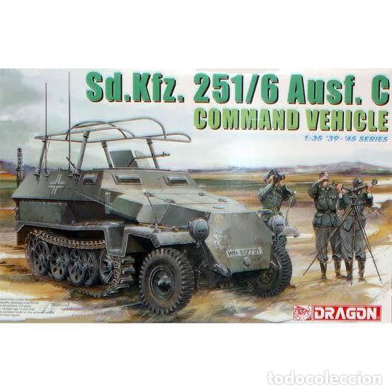 Maquetas: Sd.Kfz.251/6 Ausf.C Command Vehicle DRAGON 6206 - Foto 1