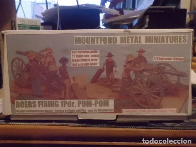 Maquetas: BOERS FIRING 1Pdr. POM-POM MOUNTFORD METAL MINIATURES 1:32