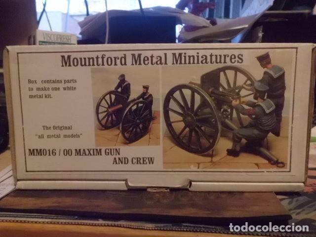 Maquetas: MAXIM GUN AND CREW MOUNTFORD METAL MINIATURES MM016/00 1:32