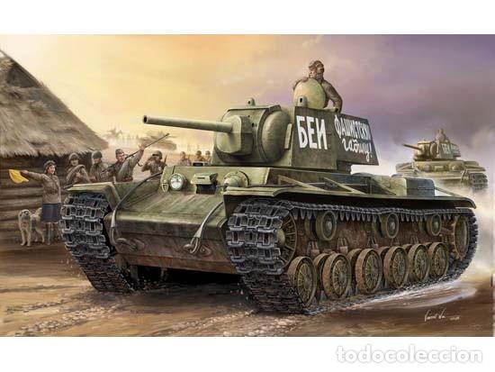 Maquetas: TRUMPETER - Soviet KV-1 (model 1941) / KV Small Turret Tank + extra 1/35 00356