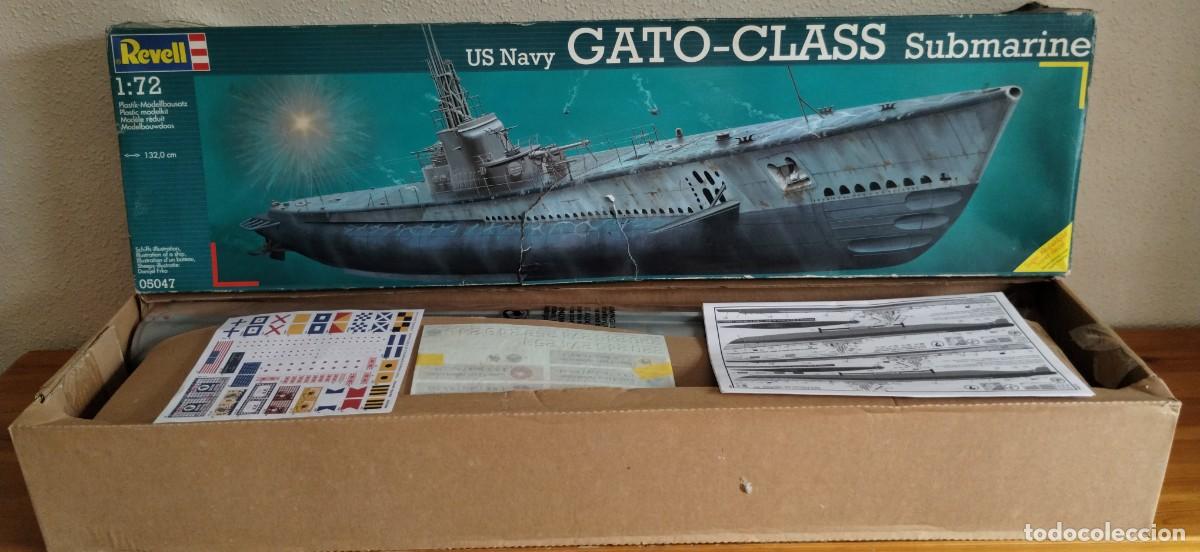 Maquetas: Revell 1:72 US Navy Gato-Class Submarine (kit no. 05047)