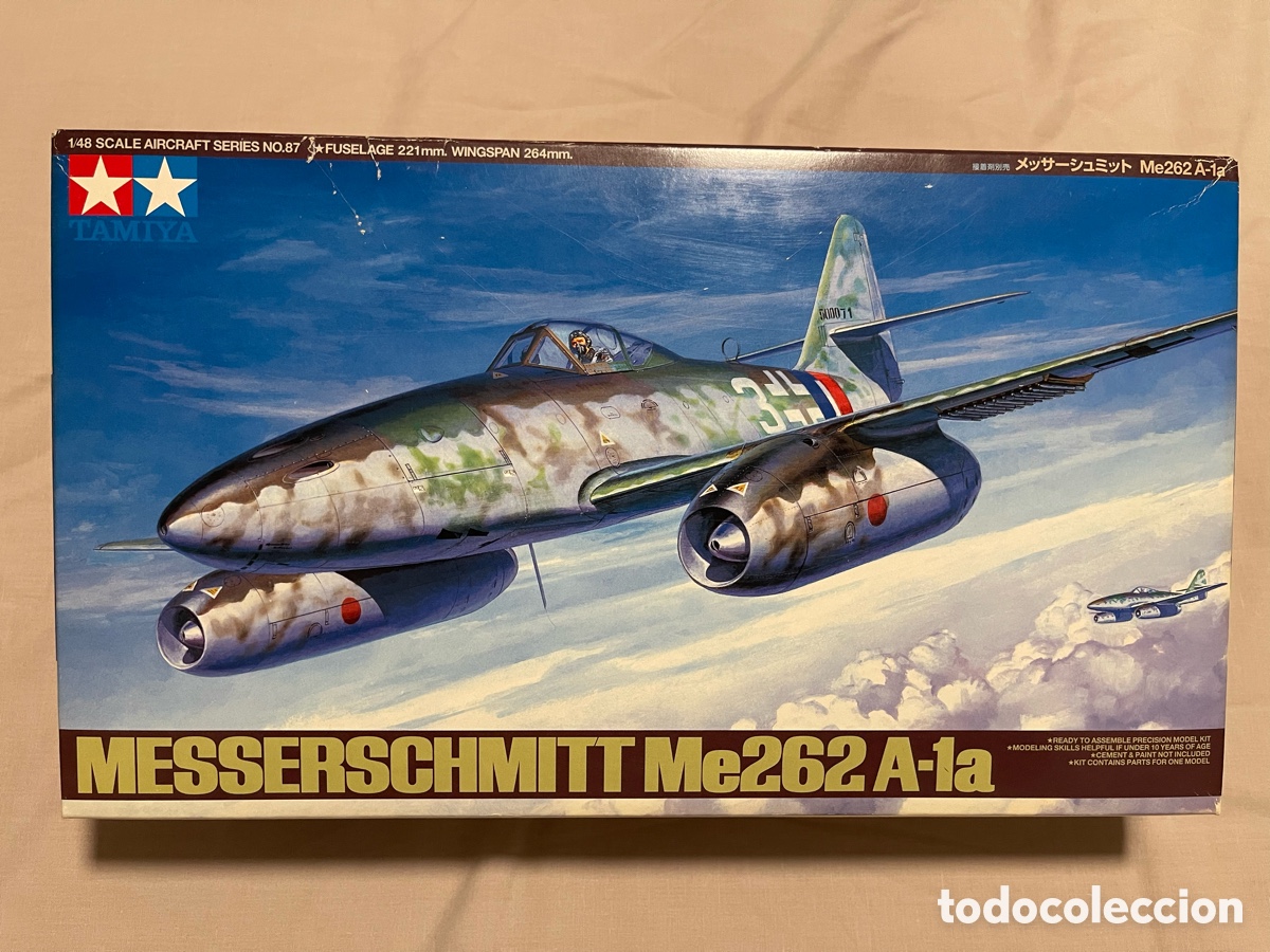 Maquetas: MESSERSCHMITT Me-262 A-1a maqueta avi&oacute;n