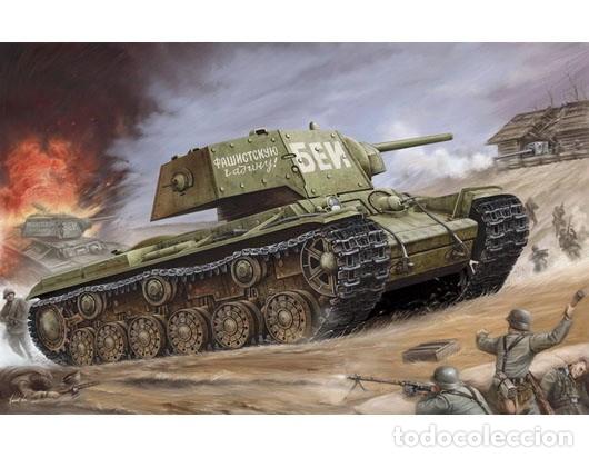 Maquetas: TRUMPETER - copy of KV-1 MOD 1939 + EXTRAS 1/35 00367