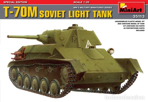 Maquetas: MINIART - Soviet light tank T-70 (Special Edition) + EXTRAS 1/35 35113