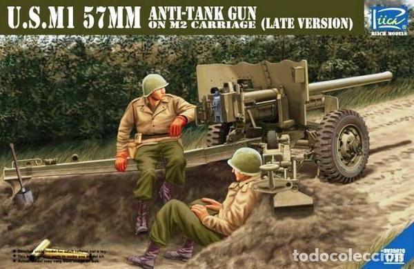 Maquetas: riich models - U.S. M1 57mm Anti-tank gun 1/35 rv35020