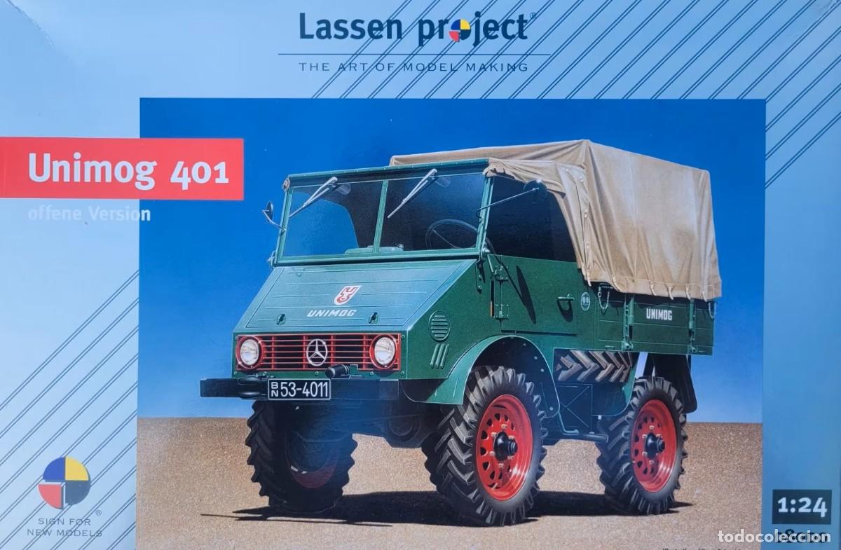 Maquetas: LASSEN PROYECT - Mercedes Benz Unimog U 401 1/24 08000
