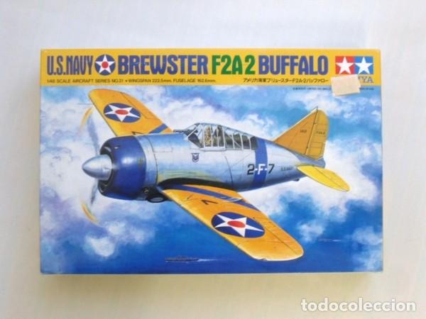 Maquetas: TAMIYA - BREWSTER BUFFALO F2A-2 US NAVY LEER DESCRIPCION 1/48 61031