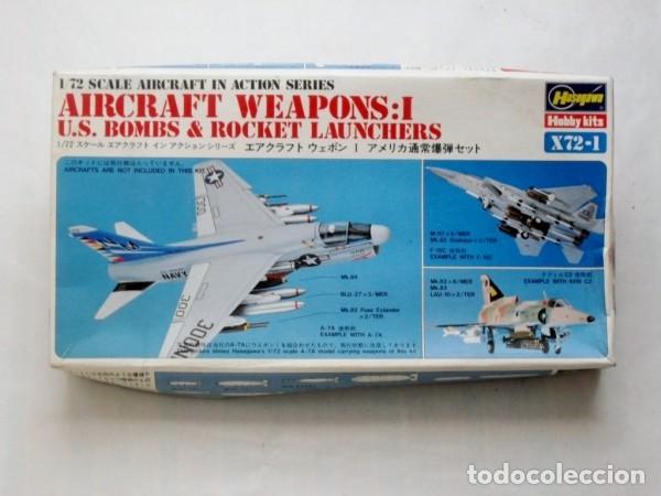 Maquetas: HASEGAWA - US Aircraft weapons I + EXTRA 1/72 X72 - 1