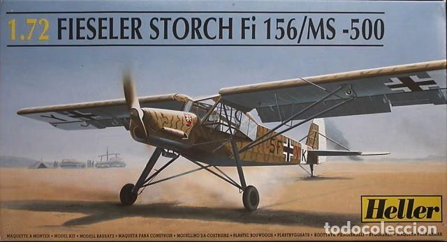 Maquetas: HELLER - Fieseler Storch Fi 156/MS -500 1/72 80227