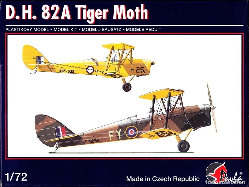 Maquetas: PAVLA - D.H. 82A TIGER MOTH + EXTRAS 1/72 72051 - Foto 1