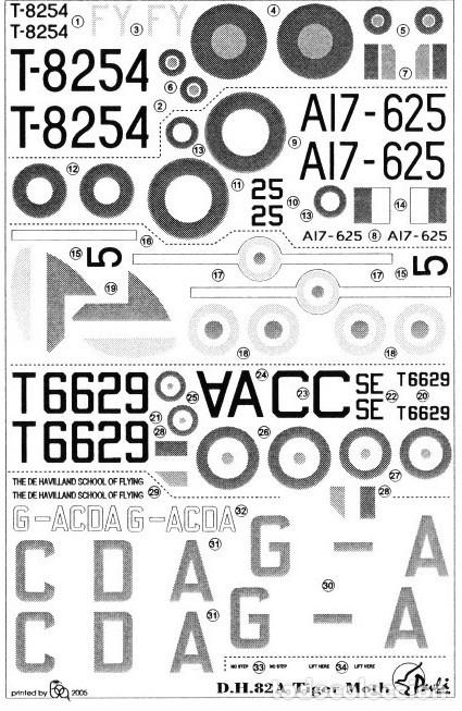 Maquetas: PAVLA - D.H. 82A TIGER MOTH + EXTRAS 1/72 72051 - Foto 3