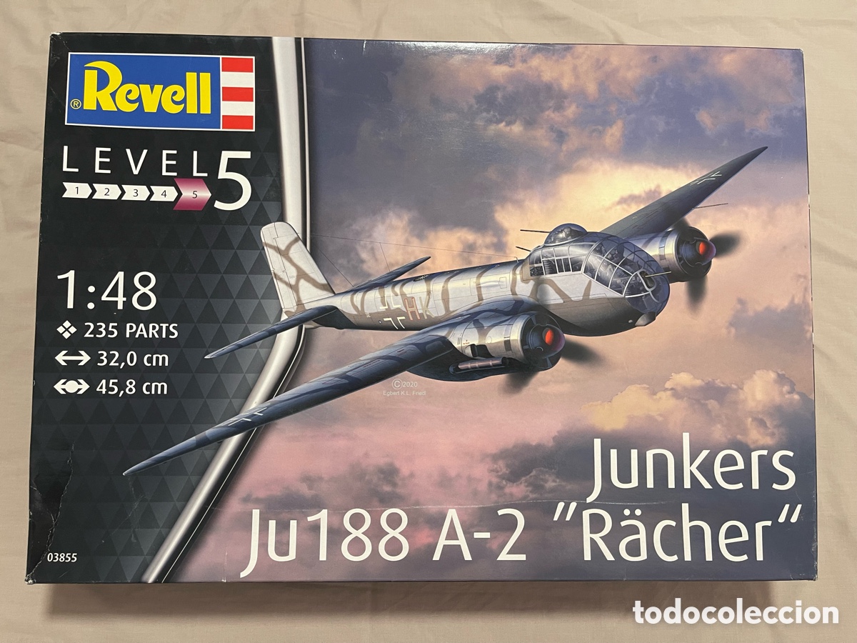 Maquetas: Junkers Ju188 A-2 &rdquo;R&auml;cher&rdquo; 1:48 REVELL 03855 maqueta avi&oacute;n