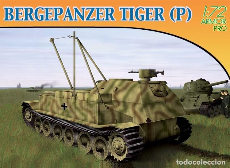 Maquetas: DRAGON - BERGEPANZER TIGER (P) 1/72 7227 - Foto 1