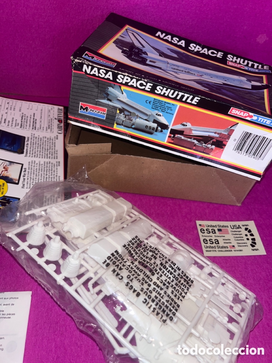 Maquetas: Maqueta Monogram Kit Nasa Space Shuttle 5905 80s - Foto 4