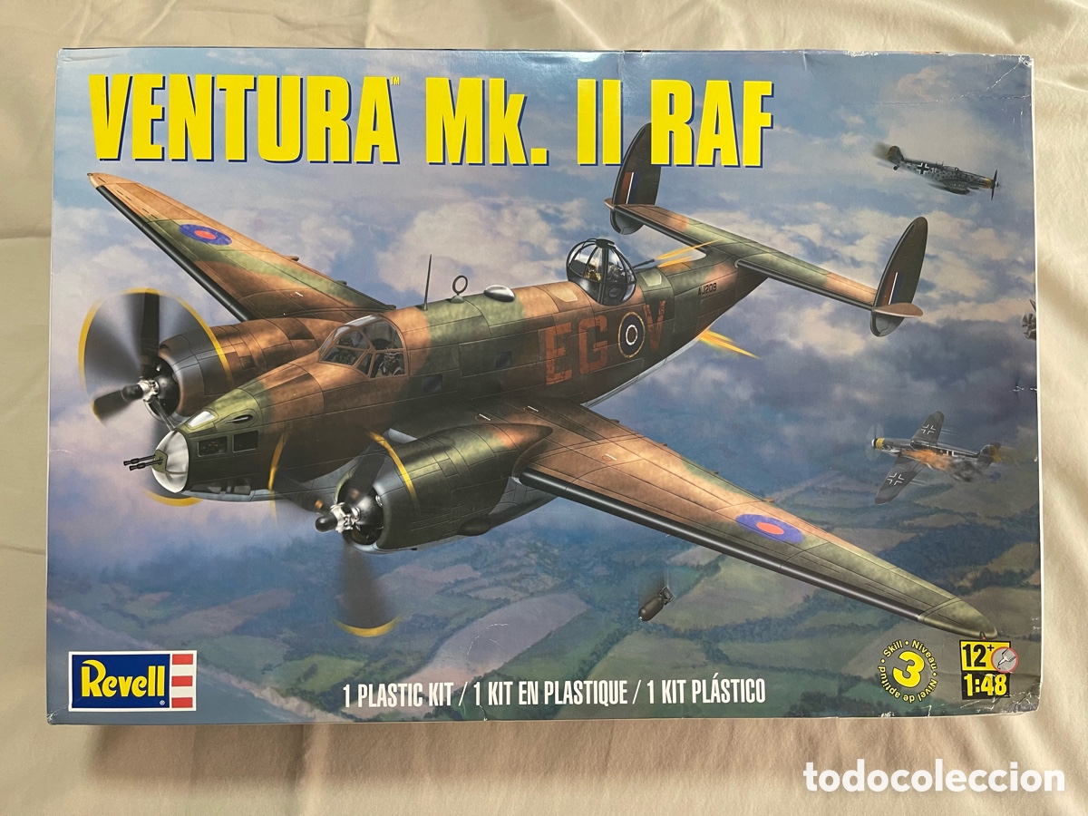 Maquetas: Lockheed VENTURA RAF MK.II 1:48 REVELL maqueta avi&oacute;n