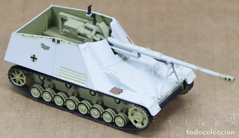 Maquetas: Maqueta caza carros Nashorn - Hornisse, montado y pintado, 1/72, Altaya