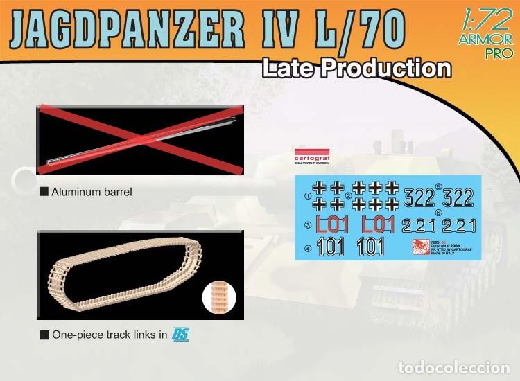 Maquetas: DRAGON - Jagdpanzer IVL/70 + EXTRA 1/72 7293 - Foto 4