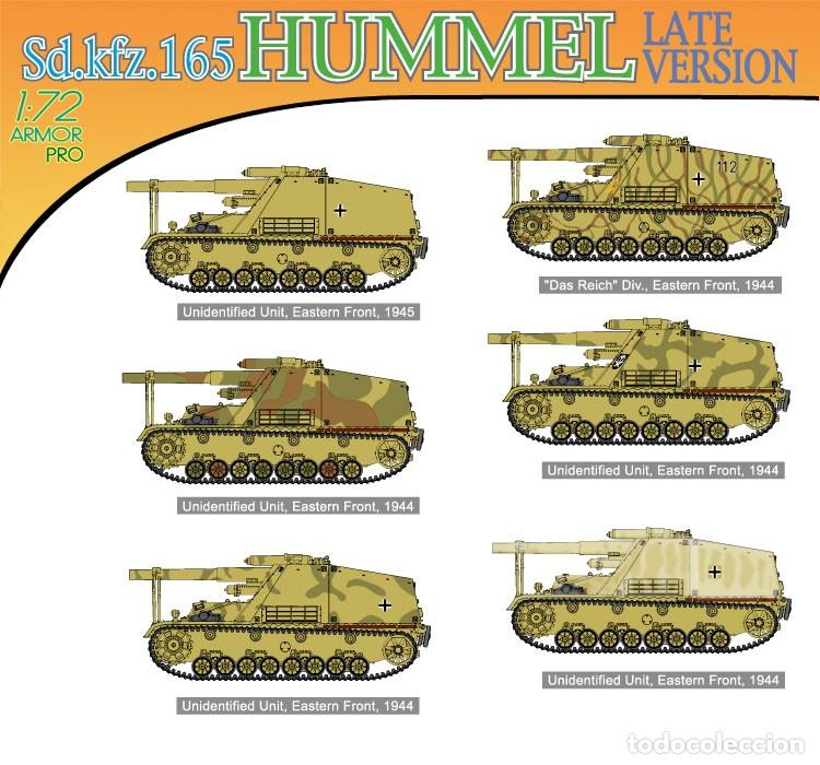 Maquetas: DRAGON - Sd.Kfz.165 HUMMEL Late Version + EXTRAS 1/72 7301 - Foto 3