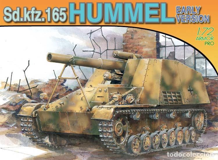 Maquetas: DRAGON - Sd.Kfz.165 Hummel early + EXTRAS 1/72 7244