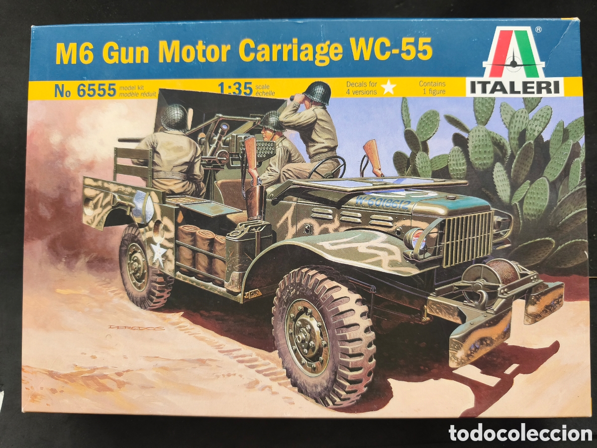 Maquetas: M6 Gun Motor Carriage WC-55. N.6555 1/35