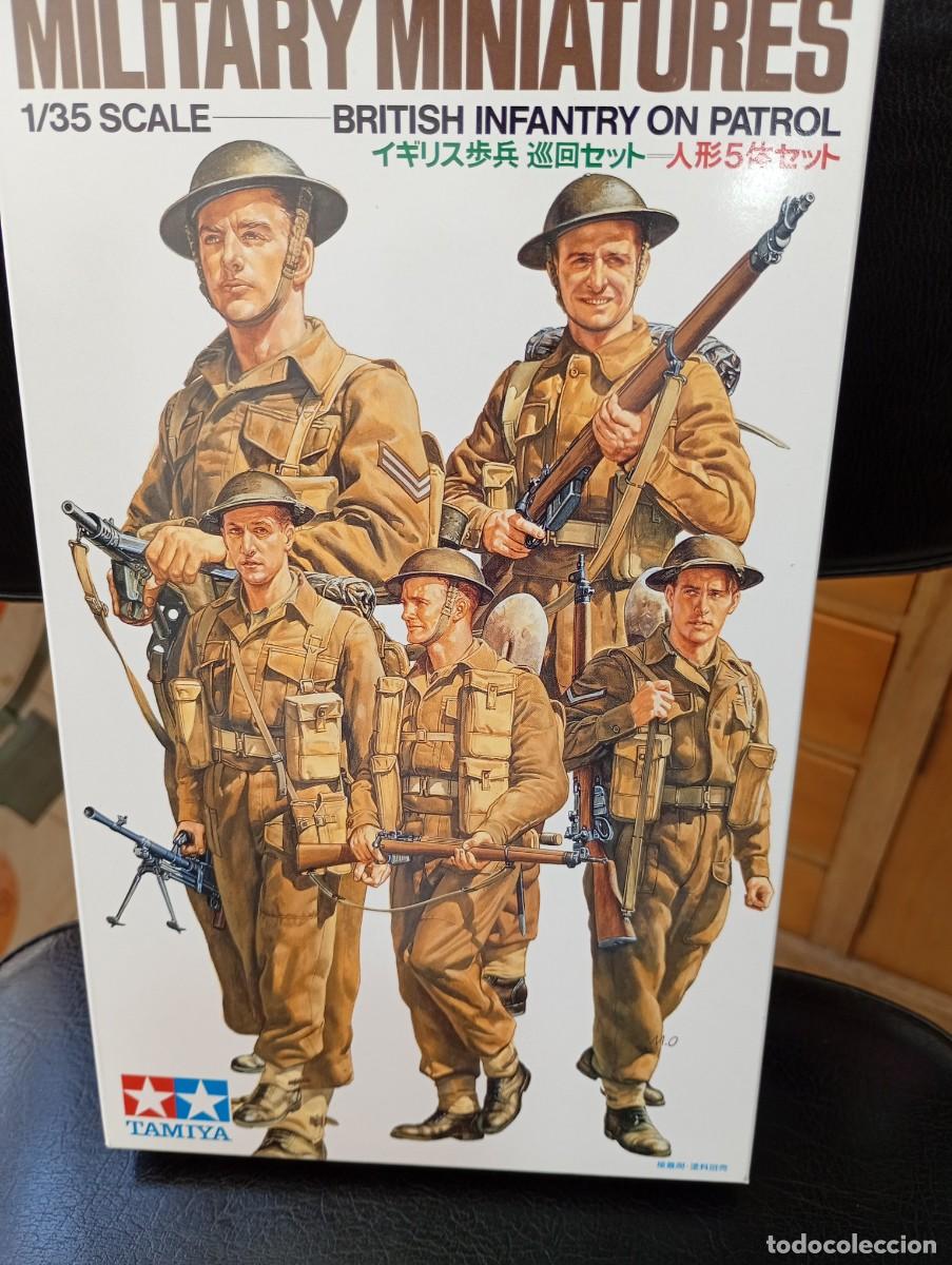 Maquetas: Maqueta Tamiya 5 soldados brit&aacute;nicos 2&ordf;GM Escala 1/35 precintada