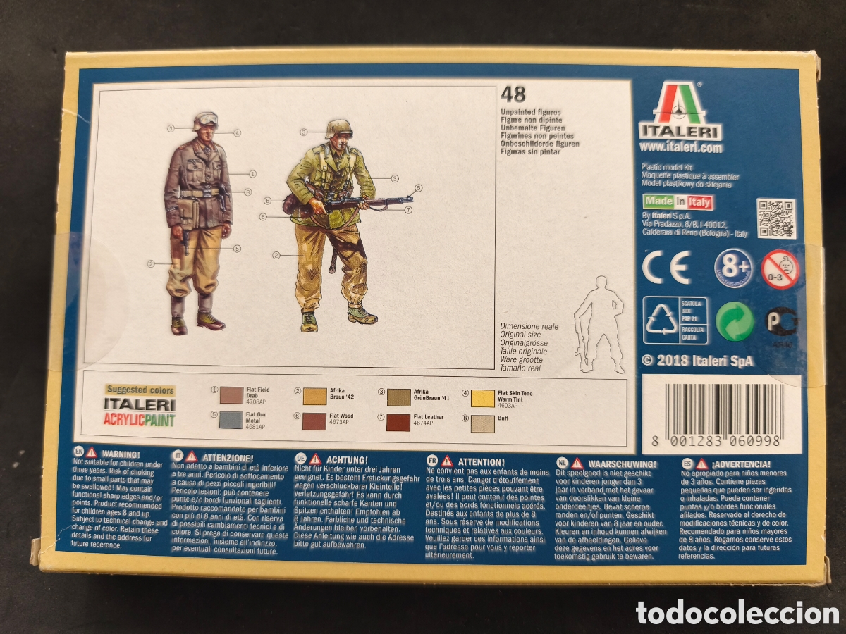 Maquetas: Italeri D.A.K. Infantry N.6099 1/72 - Foto 2