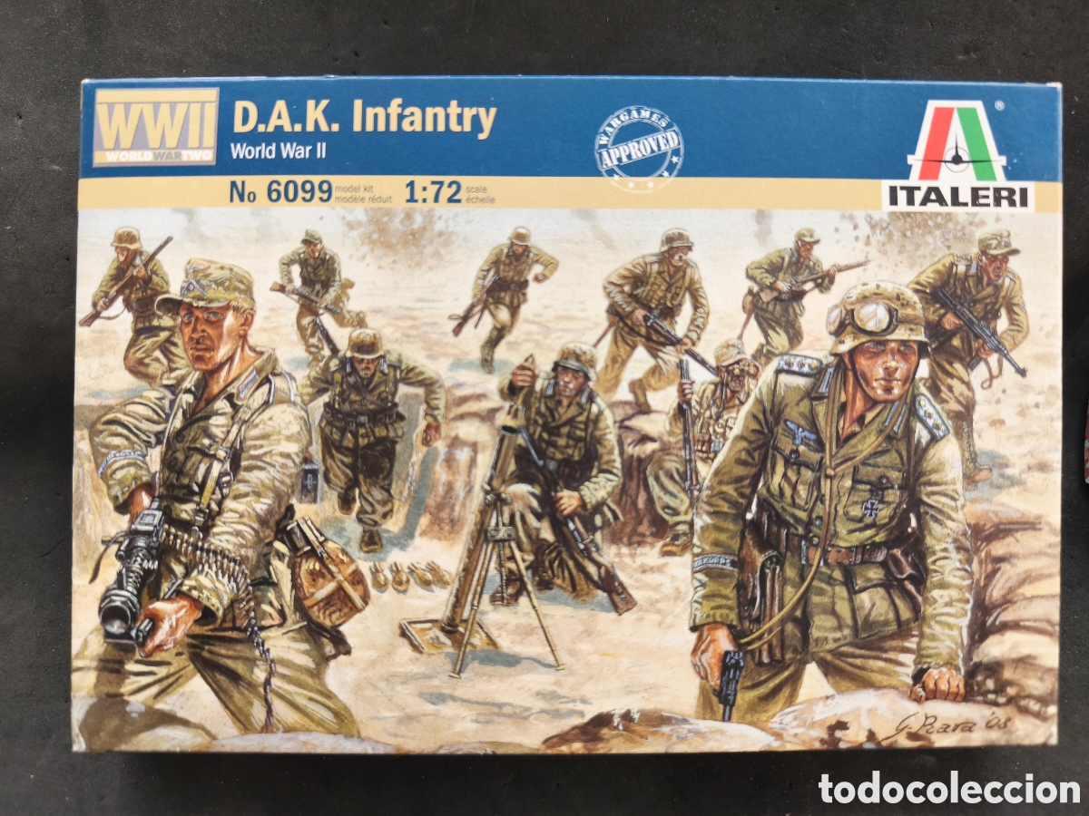 Maquetas: Italeri D.A.K. Infantry N.6099 1/72 - Foto 1