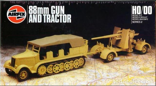 Maquetas: AIRFIX - 88mm Gun And Tractor 1/72 02313